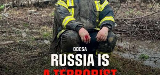 атака по Одесі Russia is a terrorist state