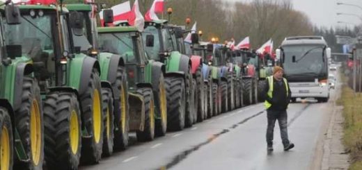 протести фермерів польща кордлон