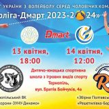 ХХХIII Чемпіонат України 2023-2024 рр. з волейболу серед чоловічих команд «СУПЕРЛІГА-ДМАРТ» у Тернополі