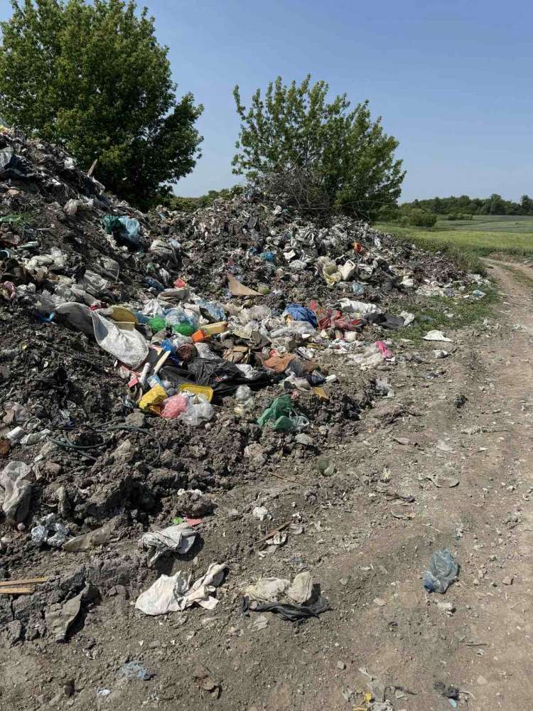 Стихійне сміттєзвалище, фото зі сторінки у Фейсбук Державної екологічної інспекції у Тернопільській області