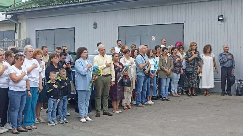 Відкриття меморіальної дошки захиснику Віталію Венгеру. Суспільне Тернопіль