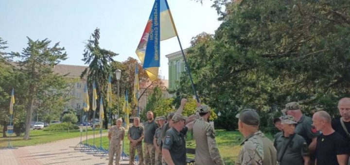 підняття правпора стрілецького батальйону Тернопіль