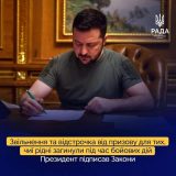 президент Зеленський відстрочка від призову