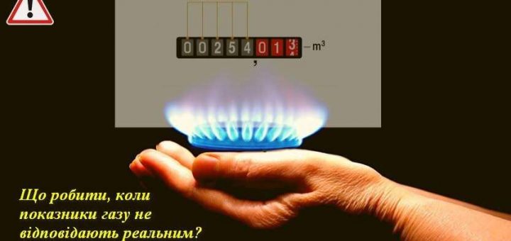 показники газу Тернопільміськгаз