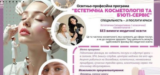 Естетична косметологія Галицький коледж ОПП