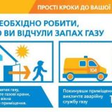 газ запах дії