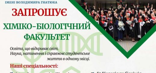 хіміко-біологічний факультет ТНПУ вступ 2025