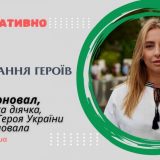 Оля Коновал вшанування Героїв