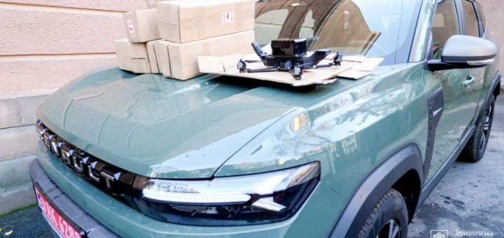 авто рено та дрони на ССО