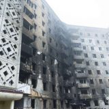 палаючий будинок 15 квітня Тернопіль