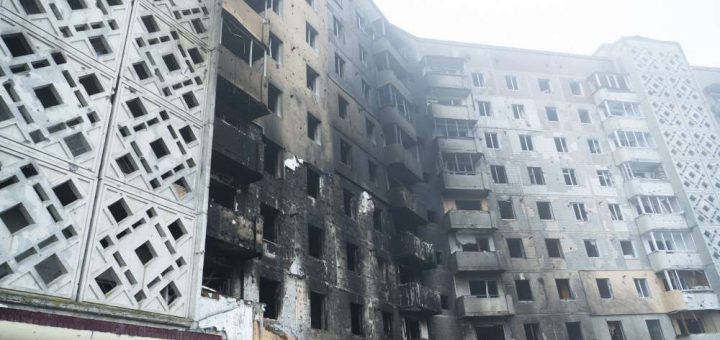 палаючий будинок 15 квітня Тернопіль