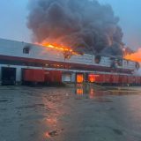 Луцьк атака рф дрони горить