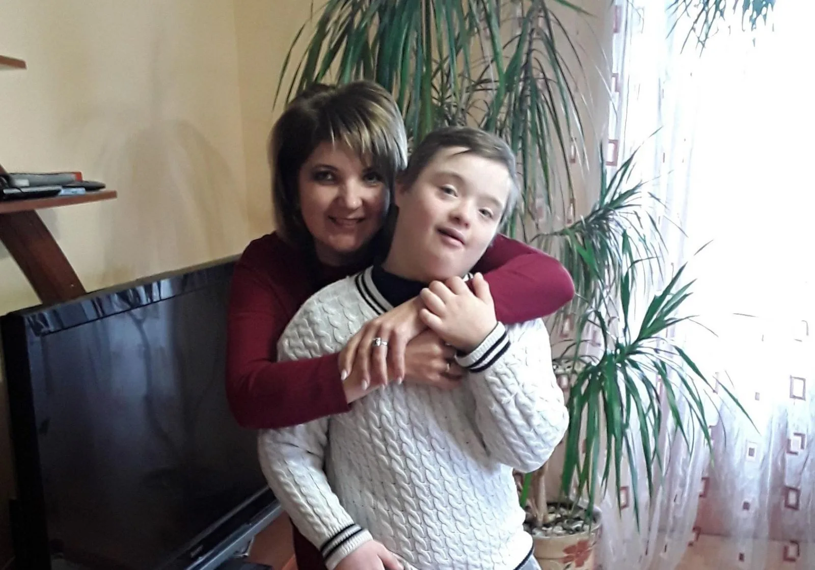 Лариса Римар з сином.