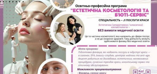 Естетична косметологія та б’юті-сервіс