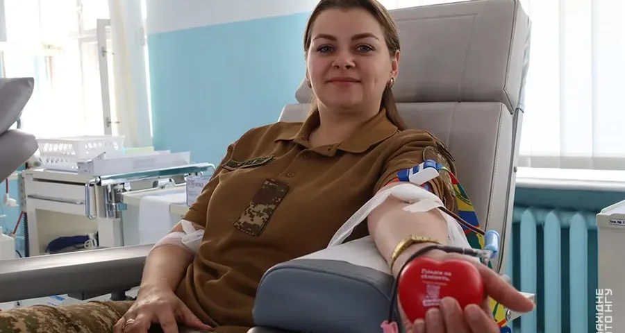 тернопільські нацгвардійці здали кров