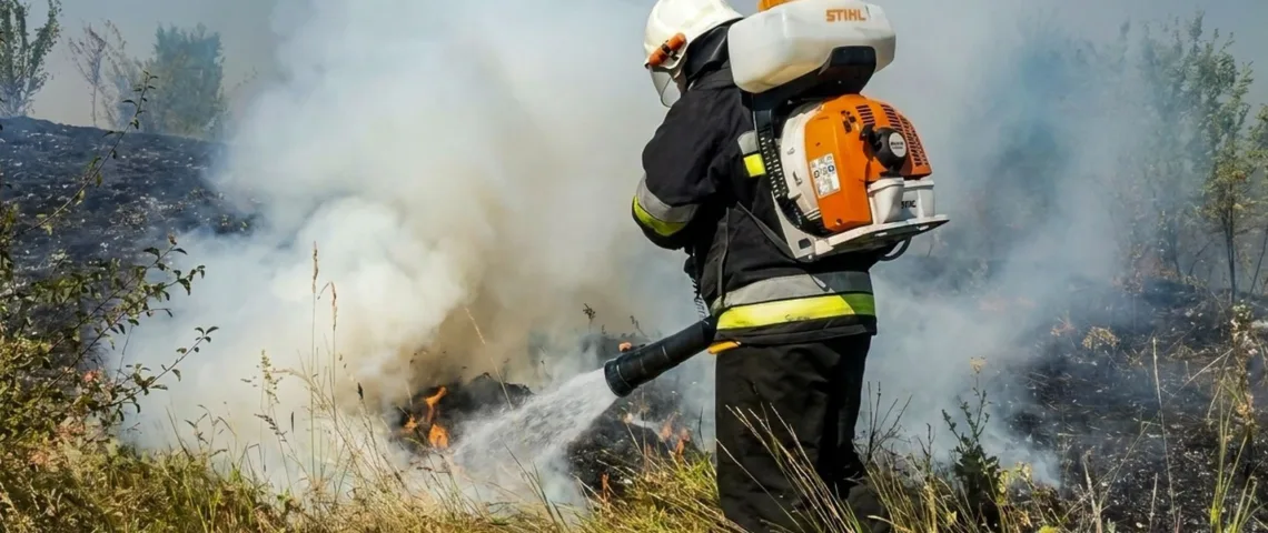 На Тернопільщині за добу рятувальники гасили шість пожеж сухої трави