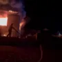 Як бачать пожежу рятувальники: екшнкамера зняла гасіння вогню (ВІДЕО)