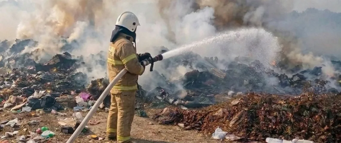 У Збаразькій громаді сталася масштабна пожежа