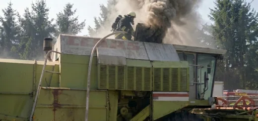 Вдруге за тиждень на Тернопільщині горів комбайн