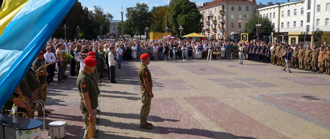 У Тернополі відзначили День Незалежності України. Фото: ТОВА