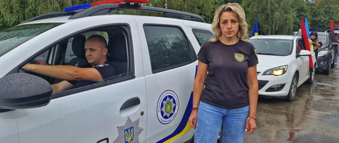 На Тернопільщині Леся допомагає організовувати супровід полеглих Героїв до рідних домівок