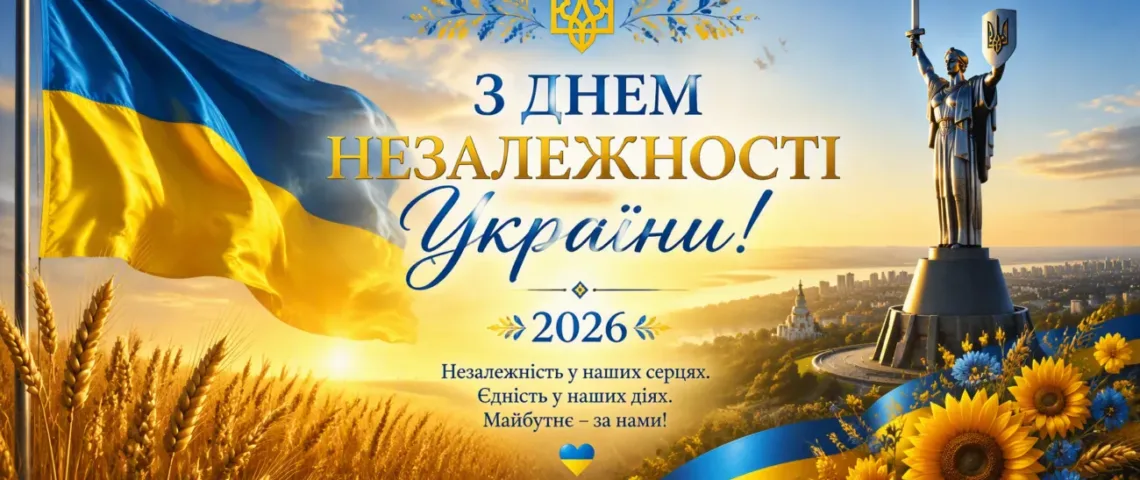 З Днем Незалежності, незламна Україно!
