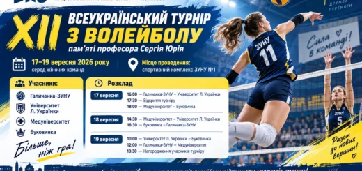 турнір з волейболу пам’яті Сергія Юрія
