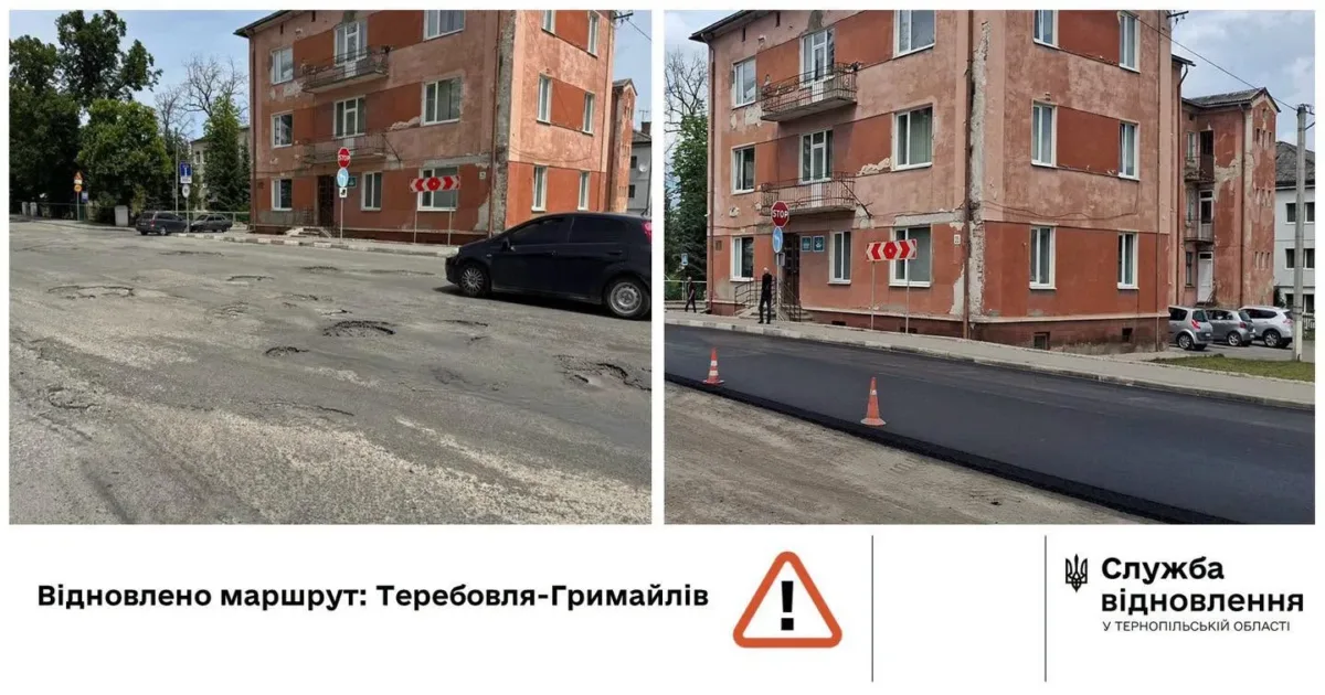 ремонт доріг Тернопільщина