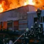 Масштабна пожежа на Тернопільщині: горів склад  площею 700 метрів