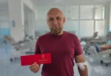 Житель Тернопільщини Віталій Фесович став почесним донором України