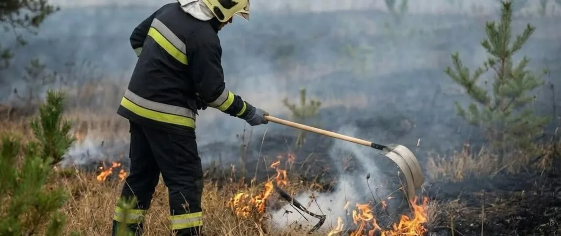 На території Лановецької громади горів торф