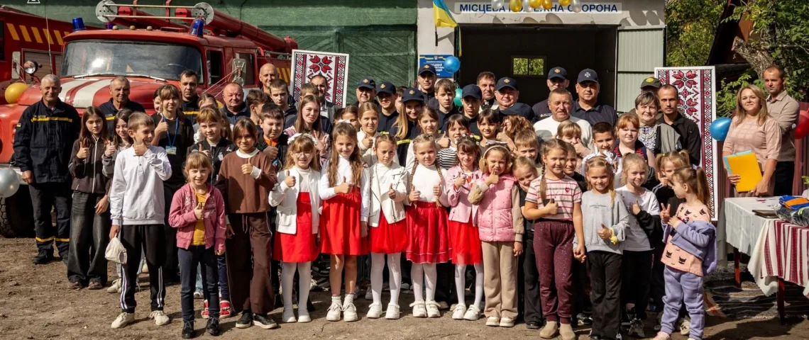 У Гримайлівській громаді відкрили пожежну станцію