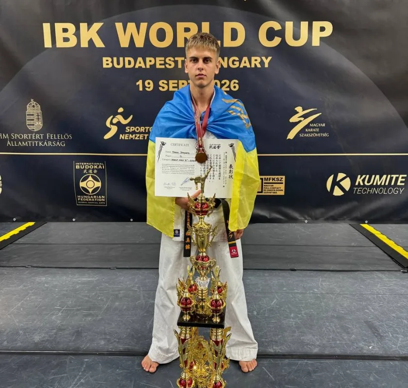 Тернополянин Тарас Якимець здобув бронзу Кубка світу з карате