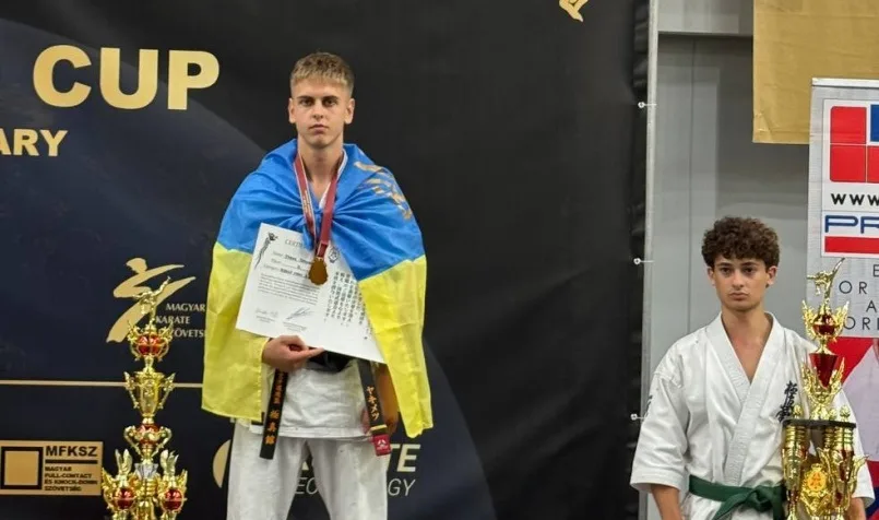 Тернополянин Тарас Якимець здобув бронзу Кубка світу з карате