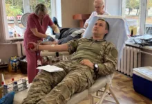 Бійці стрілецького батальйону поліції Тернопільщини здали кров для поранених військових