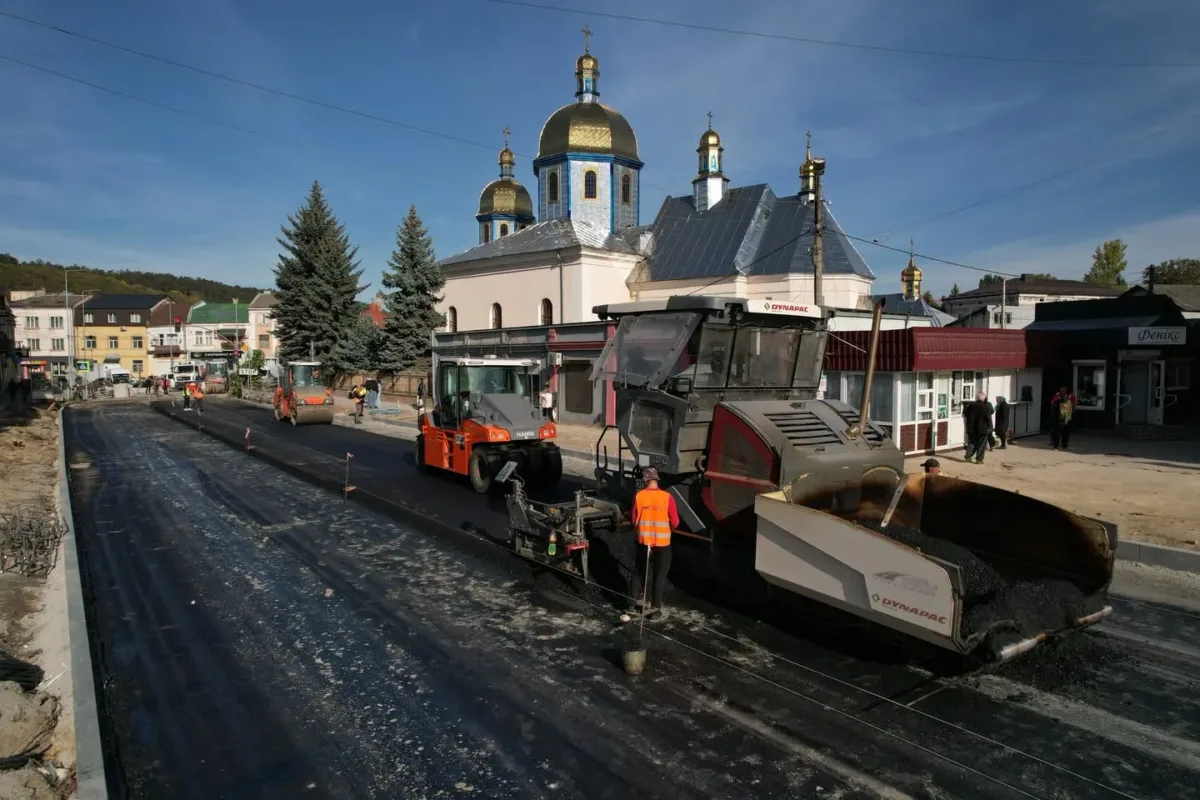 ремонт дороги М-19 Теребовля
