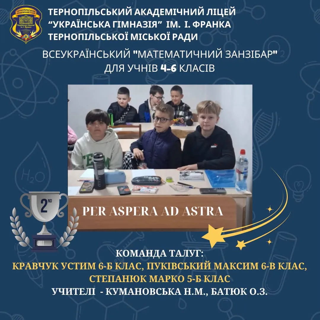 математичний «Занзібар» Тернопіль