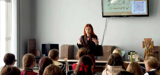 У Тернополі Зоряна Биндас презентувала школярам дитячу книжку-фентезі «Норд і Сталева сотня»