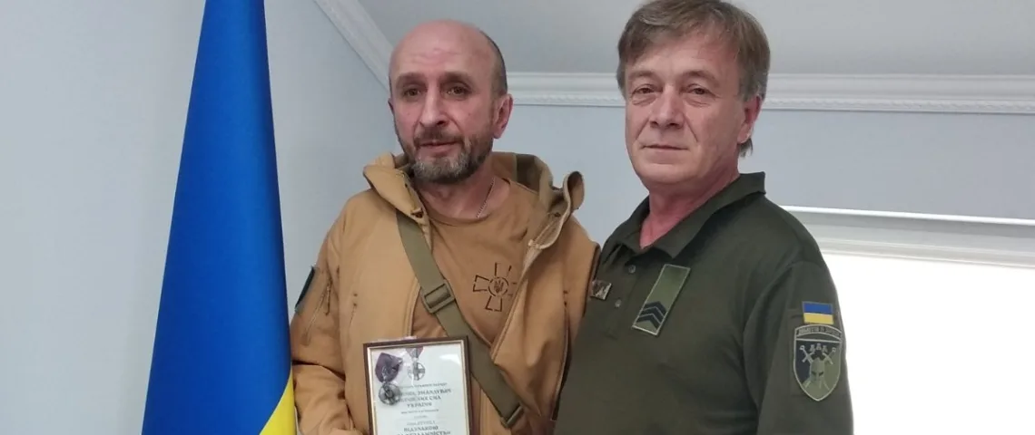 Захисник з Тернопільщини отримав відзнаку головнокомандувача ЗСУ «За незламність»