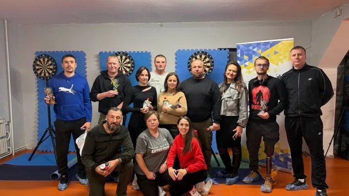 У Тернополі відбувся дружній турнір з дартсу серед військових і ветеранів